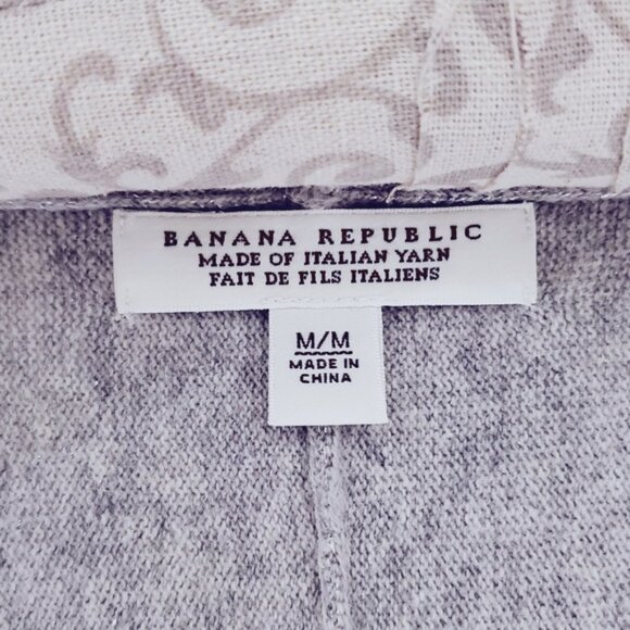 Banana Republic- Italian Cashmere Open Short Curved Cardigan - Picture 5 of 8